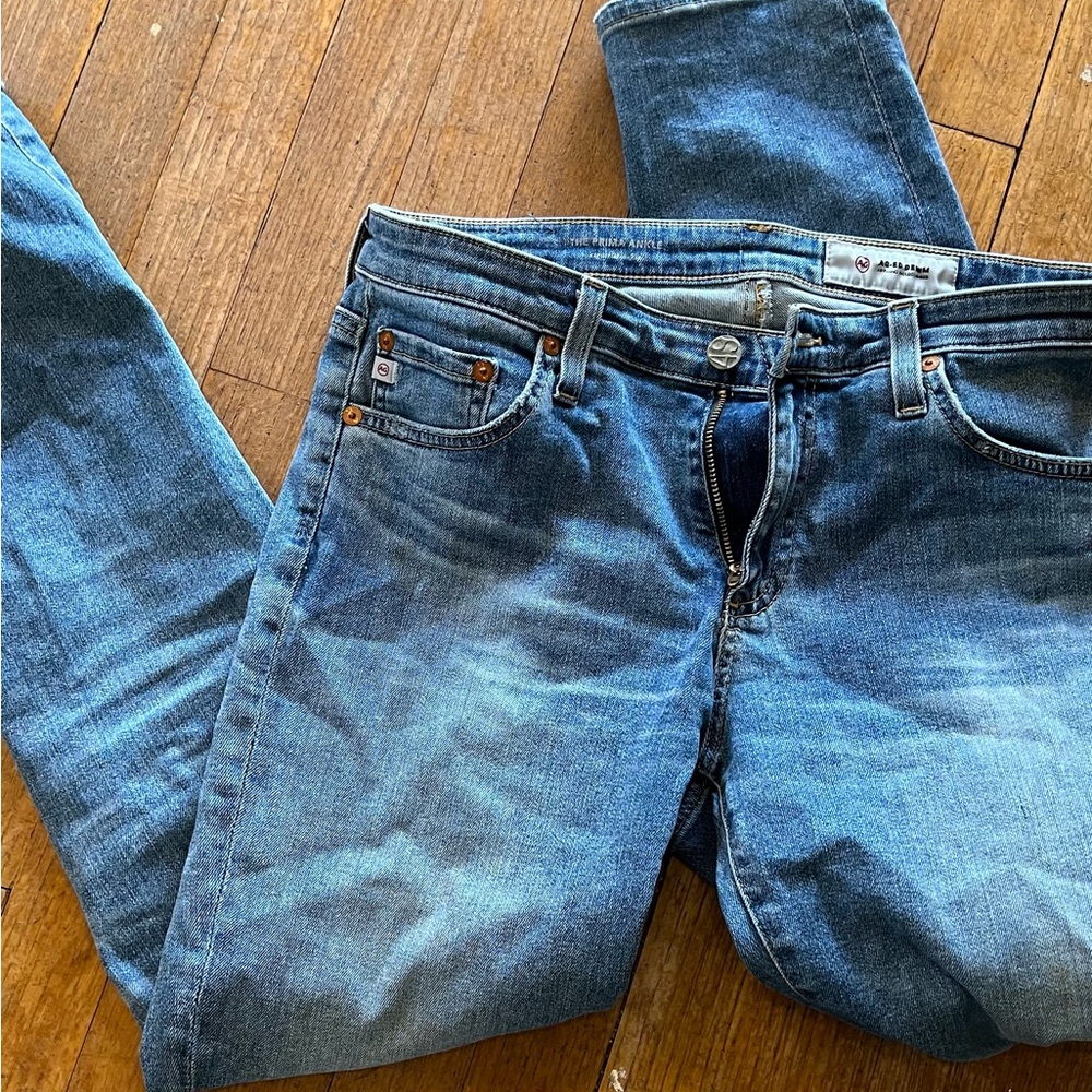 AG Adriano Goldschmied The Prima Ankle Jeans 28R Medium Wash
